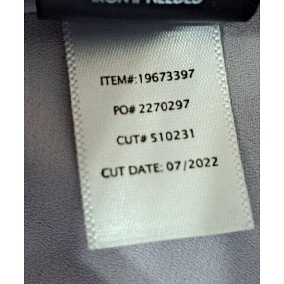 Torrid 6X Harper Georgette Pullover 3/4 Sleeve Top Mist Gray New with Tags - Picture 10 of 10